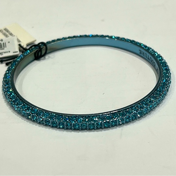 NWT Juicy Couture Colorful Pave Bangle—Aquamarine Blue - Picture 3 of 9